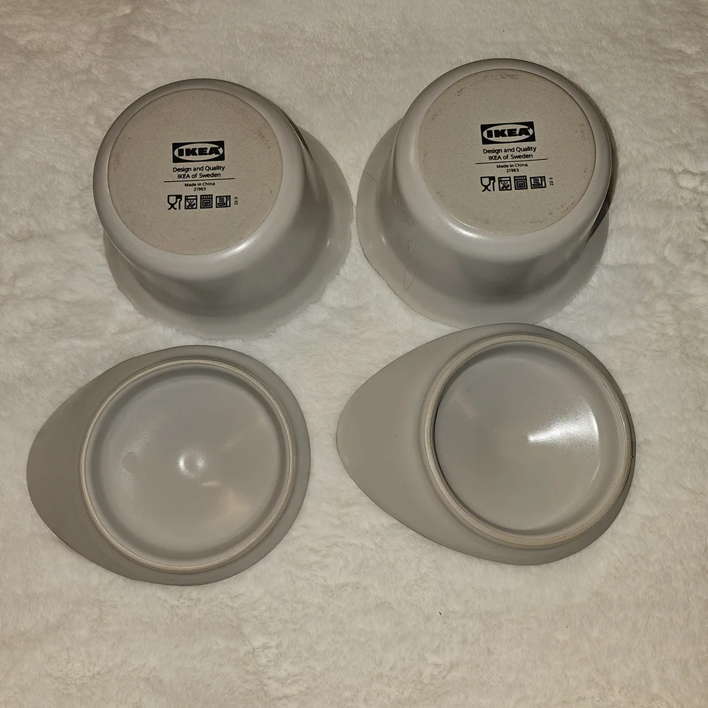 IKEA FARGKLAR Gray Baking/Serve ware Set